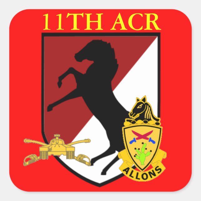11E ÉTIQUETTES DE CAVALERIE ARMÉE (Devant)
