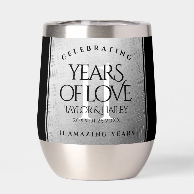 11ème anniversaire de Mariage en acier (Arrière)