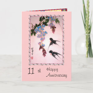 11ème Carte d'anniversaire