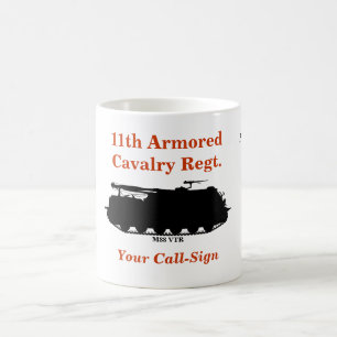 11ème Tasse de coutume de la cavalerie blindée M