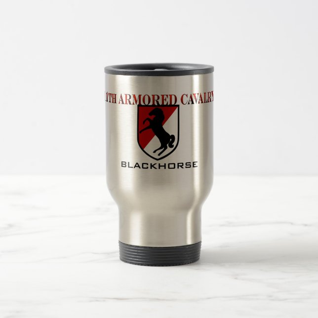 11ème Tasse de voyage de Blackhorse de cavalerie (Centre)