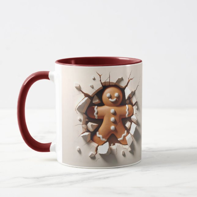 11oz Gingerbread Wrap Tasse (Links)
