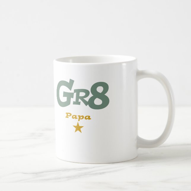 11oz. Tasse blanche pour le papa (Droite)