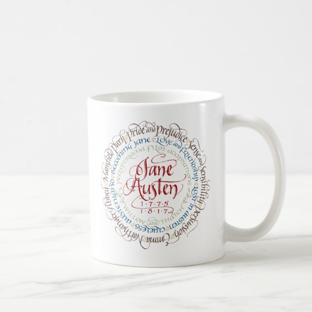 11oz Tasse - Zeitraum-Drama-Anpassungen Janes (Rechts)