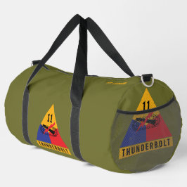 11th Armored "Thunderbolb" Division Custom Duffle Bag
