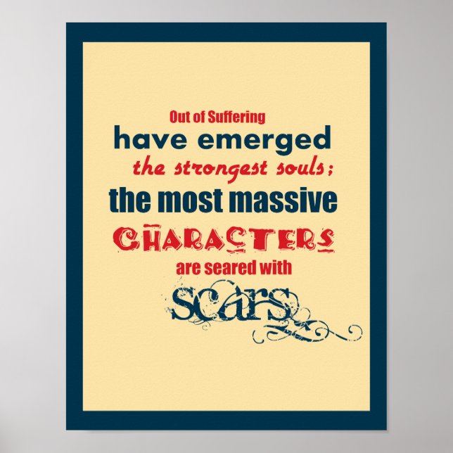 11x14 Inspirationssatz-Typografie Poster (Vorne)