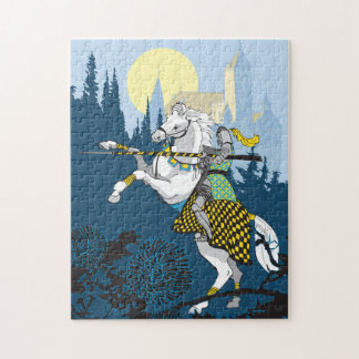 11x14 Jousting Ritterpuzzle für Colorblinde Mensch