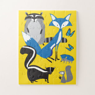 11x14 Kinder Tierpuzzle für Colorblind Kinder