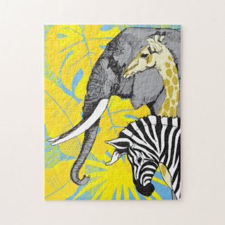 11x14 Safari-Puzzle für Colorblinde