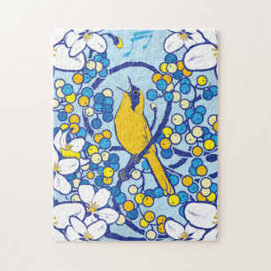 11x14 Songbird Puzzle für Colorblind-Menschen
