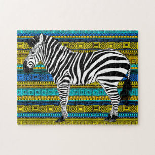 11x14 Zebra Puzzle für Colorblinde