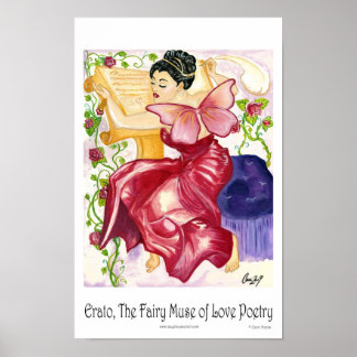 11x17 Poster Erato The Fairy Muse