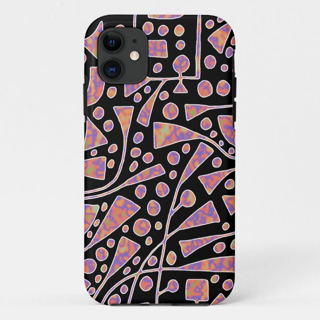 120112 v2 auf Schwarz Case-Mate iPhone Hülle (Rückseite)