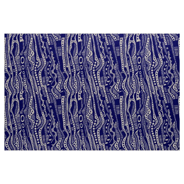12015 - Indigo Blue Stoff (Yard (91,4 cm))