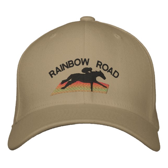 120571192663364792, RAINBOW-STRASSE BESTICKTE KAPPE (Vorderseite)