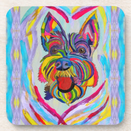 120 - Schnauzer-Untersetzer Getränkeuntersetzer