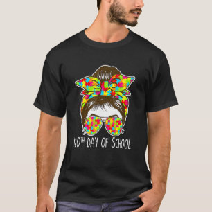 120 Tage Schule Unordentlicher Dutt Sonnenbrille A T-Shirt