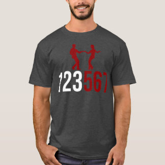 123 567 Salsa Lover Latin Salsa Tanz T-Shirt