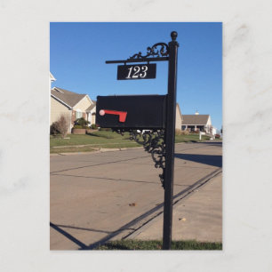 123 Postfach Postkarte