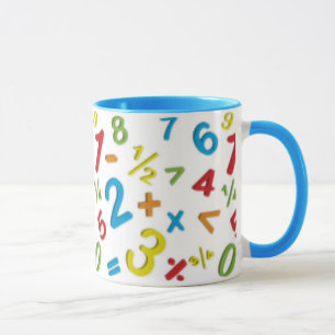 123 Zahlen Mathematik Tasse
