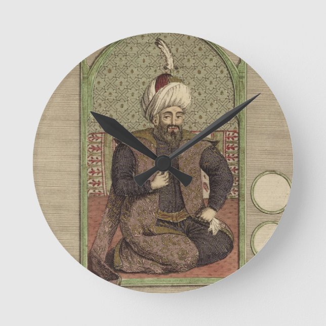 (1259-1326) Gründer Osman Is des Osmanischen Runde Wanduhr (Vorderseite)