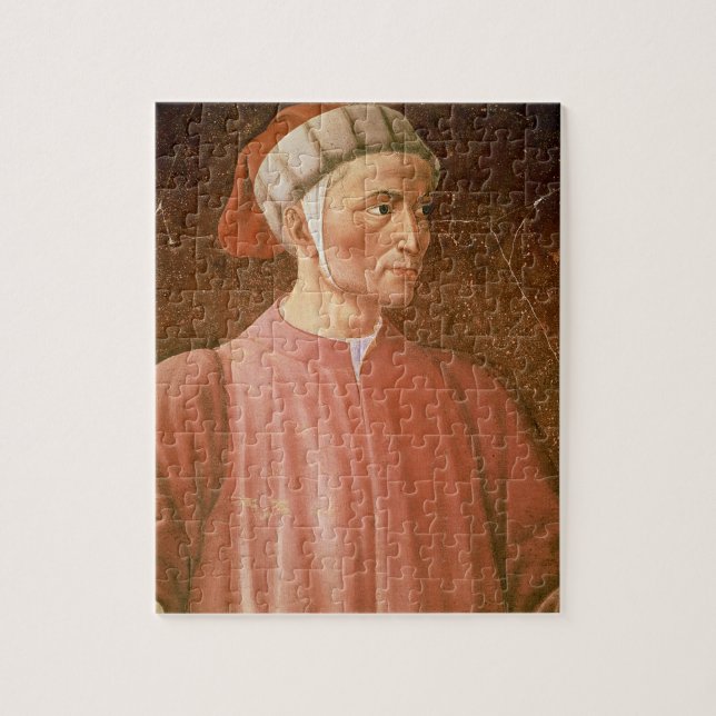 (1265-1321) Detail Dante Alighieris seines (Vertikal)