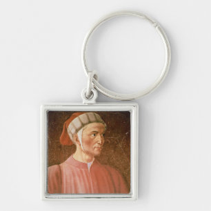 (1265-1321) Detail Dante Alighieris seines Schlüsselanhänger