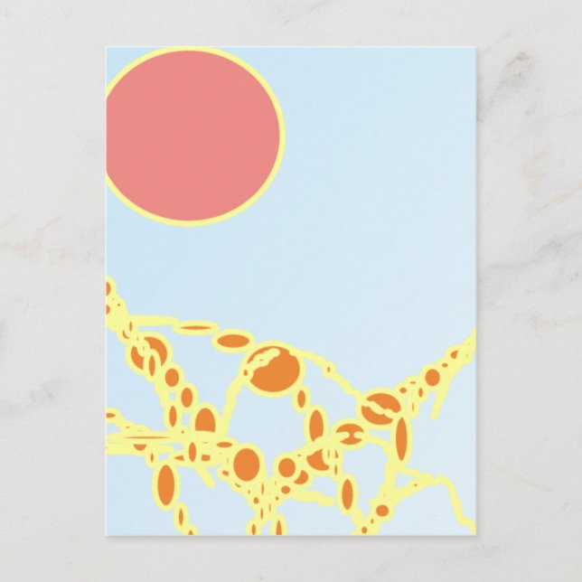 1276 abstrakte Kunst Postkarte (Vorderseite)