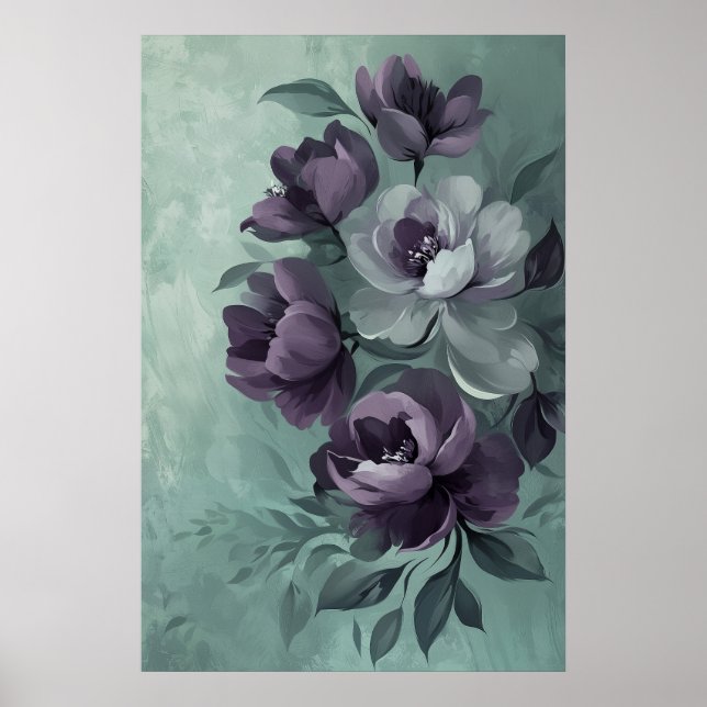 1279 Floral Poster (Vorne)