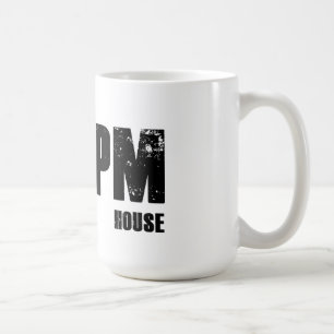 128 BPM - Haus-Musik Kaffeetasse