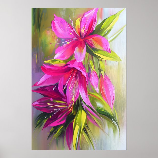 1296 Floral Poster (Vorne)