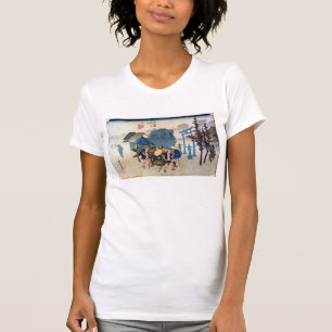12. 三 宿, 広 重 Mishima-juku, Hiroshige, Ukiyo-e T-Shirt