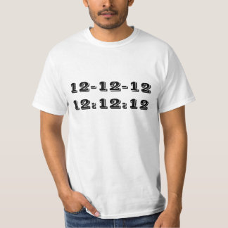 12-12-12 T - Shirtweiß T-Shirt