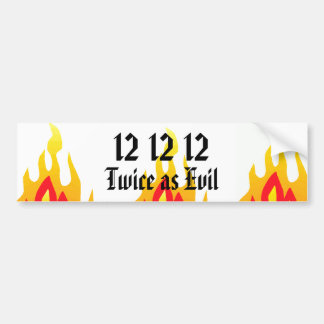 12 12 12, zweimal so schlecht autoaufkleber