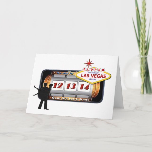 12.13.14 ELOPED IN Fabulous Las Vegas Card Ankündigung (Vorderseite)