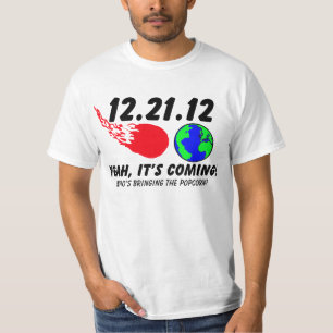 12.21.12 Ende der Welt ist es kommende T - Shirts