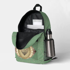 12/30. Pearl & Green Wedding Jubiläum Bedruckter Rucksack