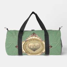 12/30. Pearl & Green Wedding Jubiläum Duffle Bag
