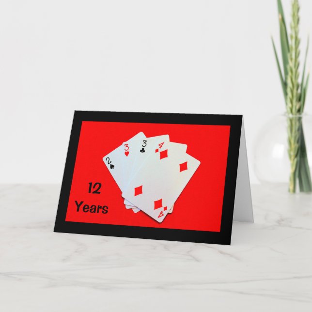 12 Ans, C'Est Une Grosse Affaire ! Carte Anniversa (Devant)