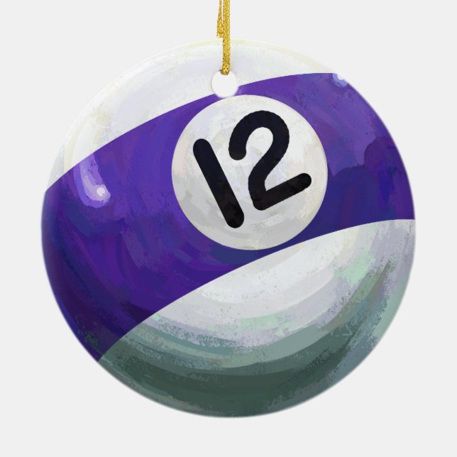 12 Ball Keramik Ornament (Hinten)