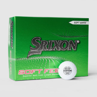 12 balles de golf personnalisées Srixon Soft Feel