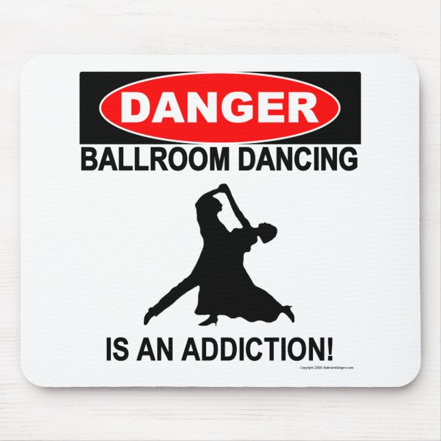 12. Ballsaal-Sucht Mousepad (Vorne)