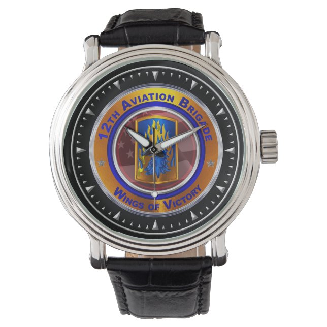 12. Bekämpfungsbrigade Armbanduhr (Vorderseite)