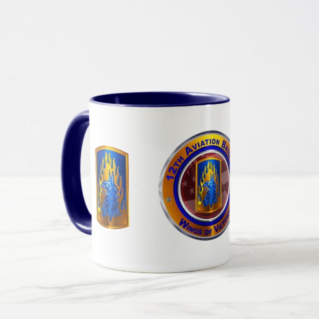 12. Bekämpfungsbrigade Tasse (Vorderseite Links)