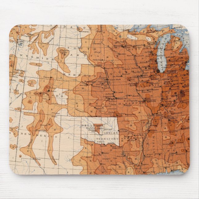 12 Bevölkerung 1890 Mousepad (Vorne)