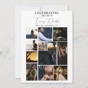 12 Collage de photos célébrant le programme funéra