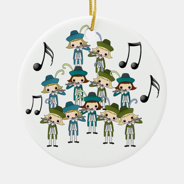 12 Days of Christmas Keramik Ornament (Vorne)