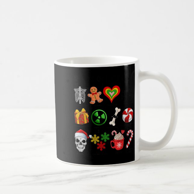 12 Days Of Radiology Xray Tech Ct Mri Merry Christ Kaffeetasse (Rechts)