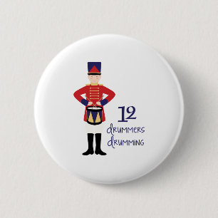 12 Drummer Button