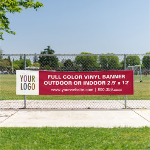 12' extra großes Vinyl Banner im Freien oder im In